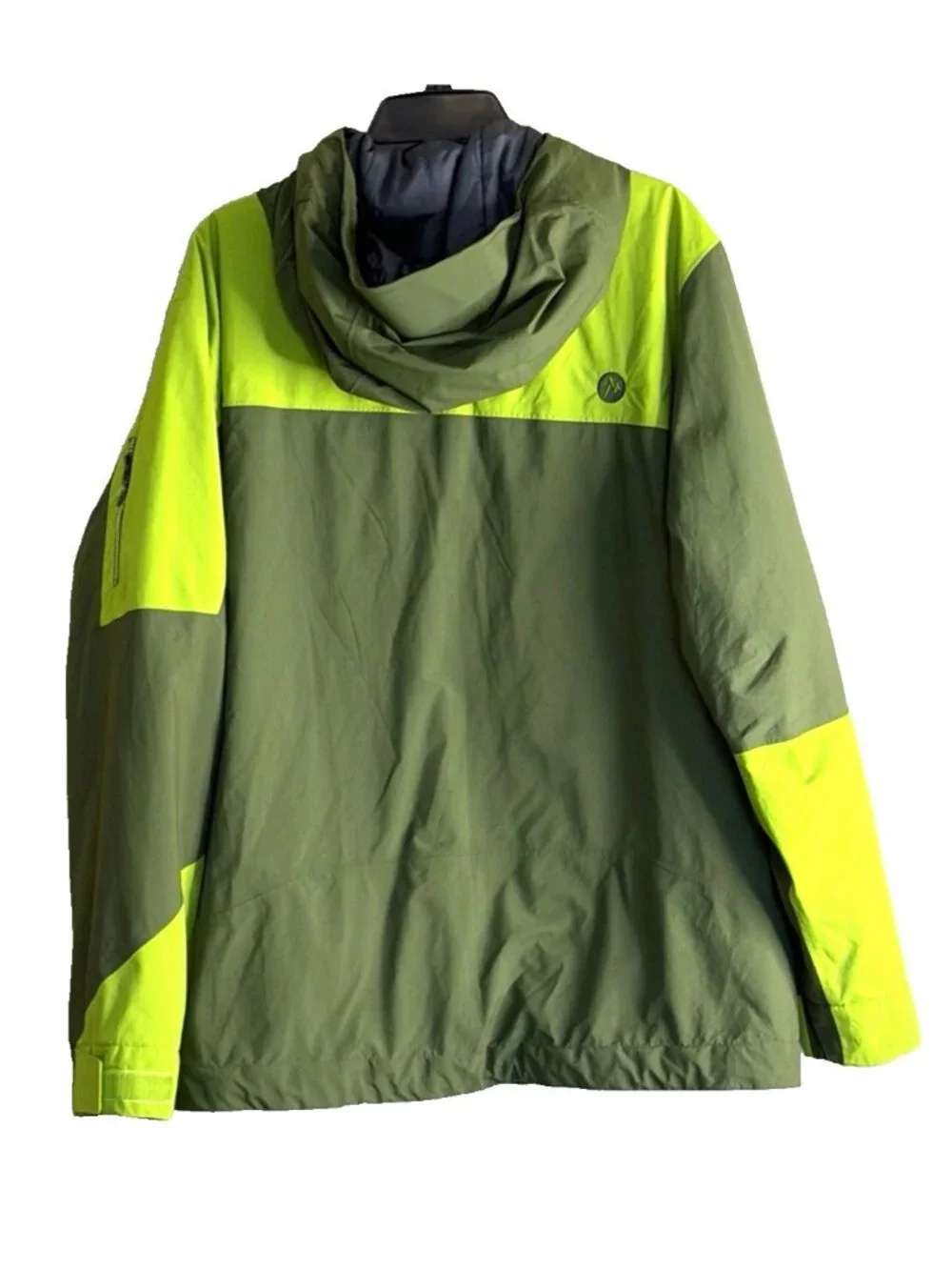 Marmot Tram Line Jacket Gorpcore Snowboard Ski Green Block Size Large